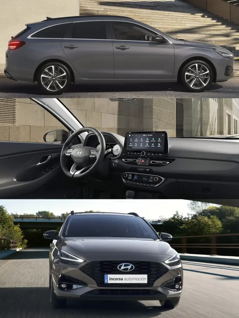 Hyundai i30 Wagon familiar con amplio maletero, interior digital y diseño moderno