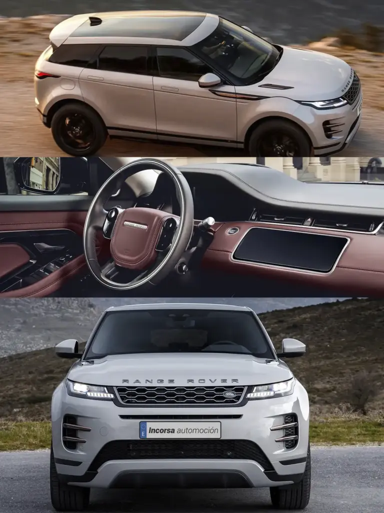 Range Rover Evoque SUV premium con diseño elegante e interior tecnológico